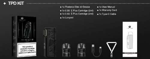 Lost Vape Thelema Elite 40 Pod Kit - What's in the TPD Kit Box?