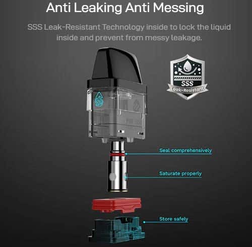 Vaporesso XROS 4 Mini Pod Kit - Anti Leak Technology