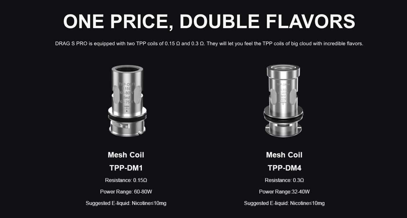 Voopoo Drag S Pro Pod Vape Kit - One price, double the flavour