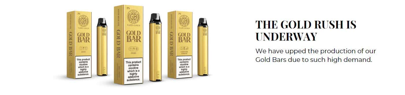Vape Gold's Gold Bar Reload Prefilled Pod Kit - The Gold Rush is Underway