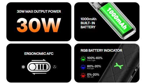 Oxva Xlim Go Pod Vape Kit - Key Features