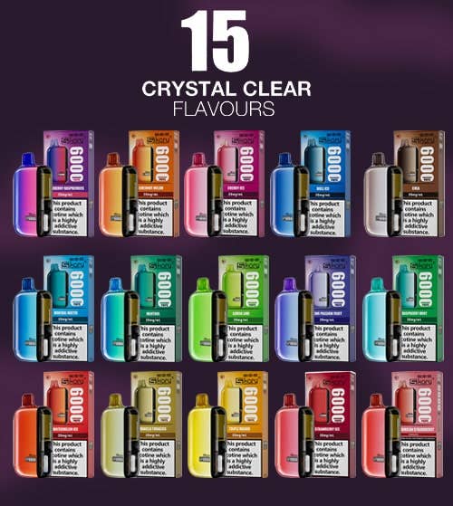 SKE Sikary S6000 Disposable Vape Kit - 15 Crystal Clear Flavours