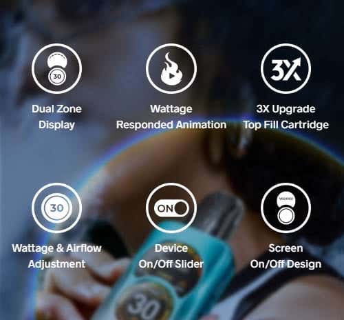 Voopoo Argus A Pod Vape Kit - Key Features