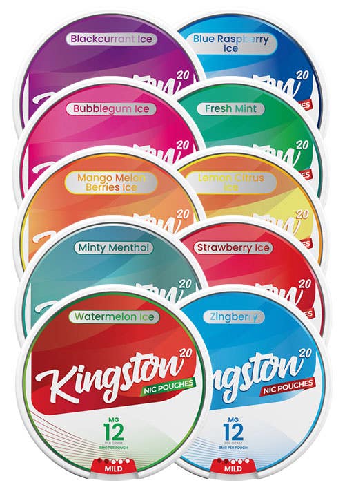 Kingston Nicotine Pouches - 10 flavours taking inspiration from Kingston e-liquids