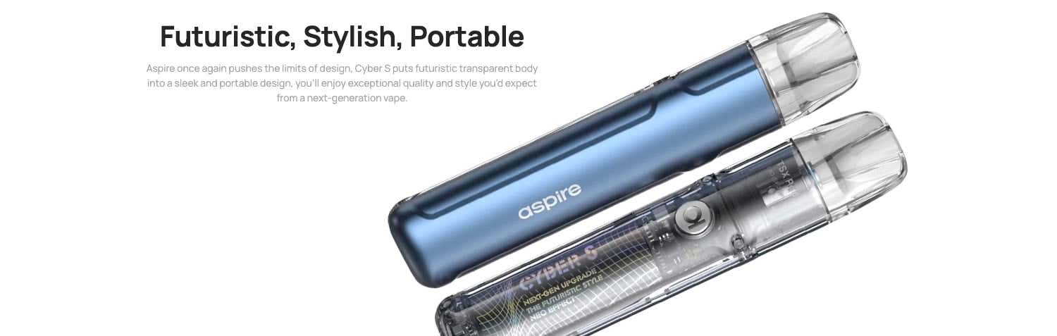 Aspire Cyber S Pod Vape Kit - Style meets portability