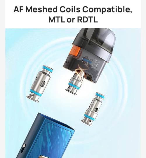 Aspire Flexus Pro Replacement Pod - AF Meshed coils compatibility