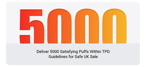 Elf Bar AF5000 Disposable Kit - Deliver 5000 satisfying puffs within TPD guidelines
