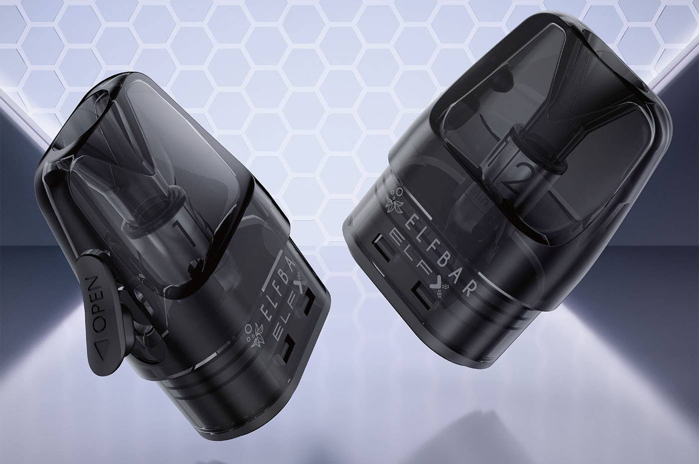 Elf Bar ELFX Refillable Vape Pods - MTL Vaping with Dual Mesh coil technology
