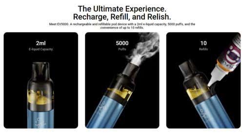 Elf Bar EV5000 Refillable Disposable Kit - The Ultimate Experience