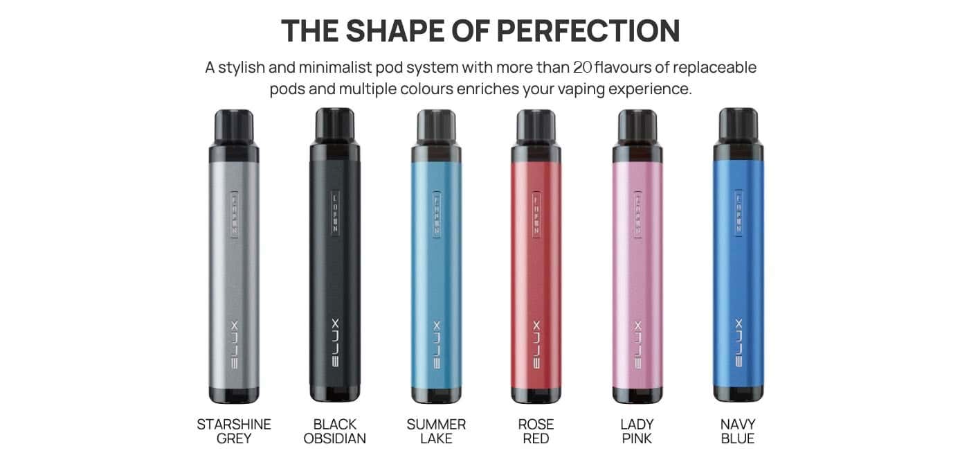 Elux Zero N Prefilled Pod Vape Kit - The shape of perfection