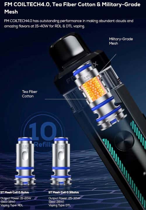 Freemax CoilTech4.0 - Military grade mesh coil technology