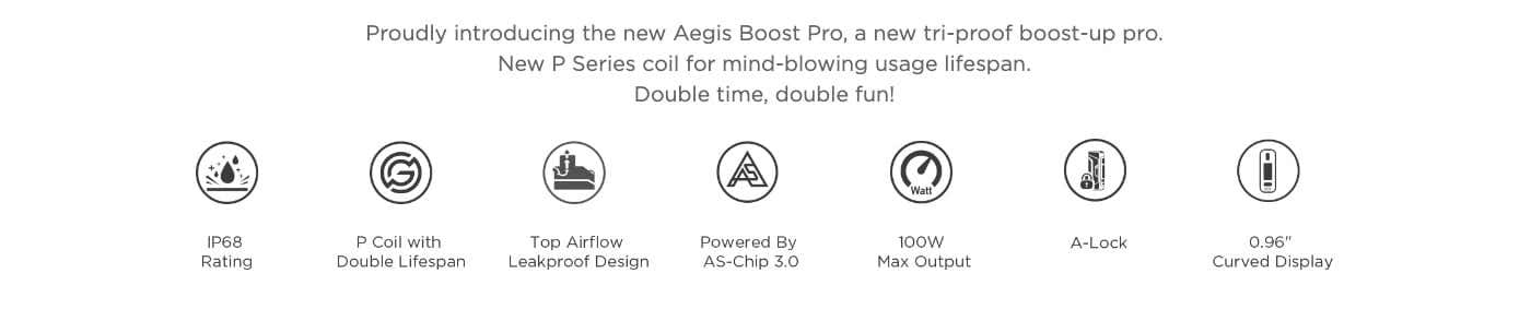 Geekvape Aegis Boost PRO 2 B100 Pod Vape Kit - Key features and highlights