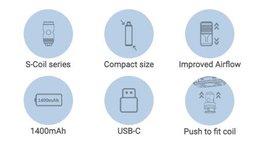 Innokin Sceptre 2 Pod Vape Kit - Features and highlights