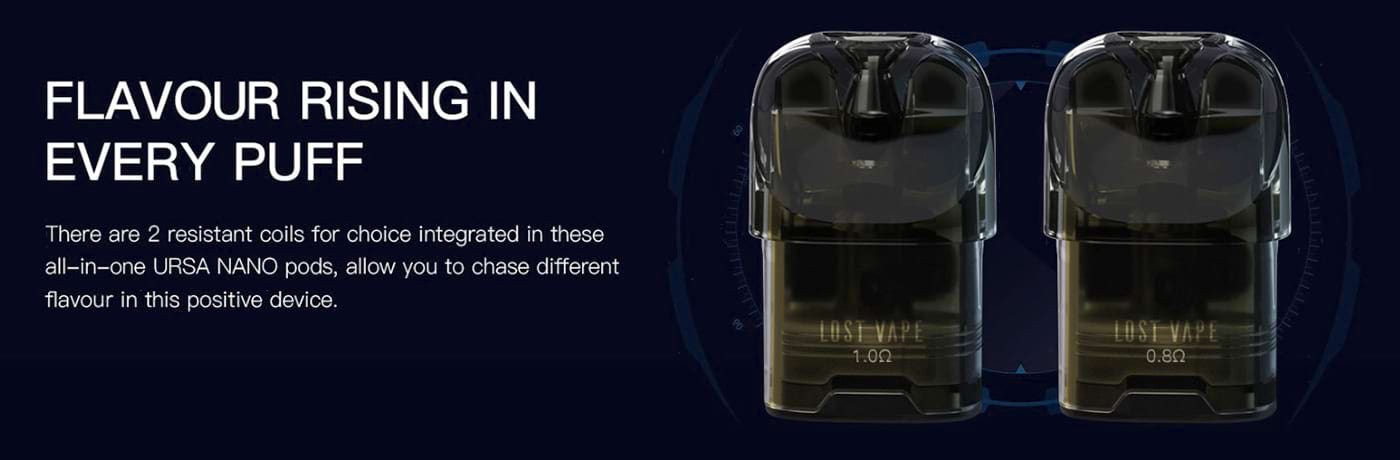 Lost Vape Ursa Nano Pro Pod Vape Kit - Ursa Nano pod flavour