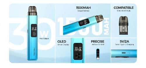 Nevoks Feelin AX Pod Vape Kit - Key Features