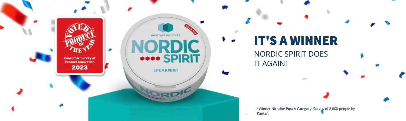 Nordic Spirit Nicotine Pouches - It's a winner!