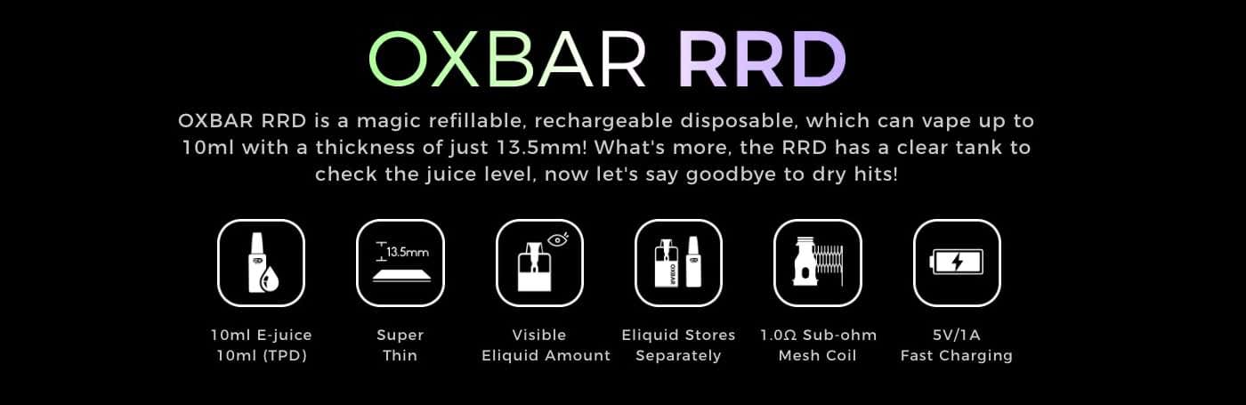 OXBAR RRD - Features and highlights