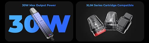 Oxva Xlim SE 2 Pod Vape Kit - 30w of power and Xlim series compatibility