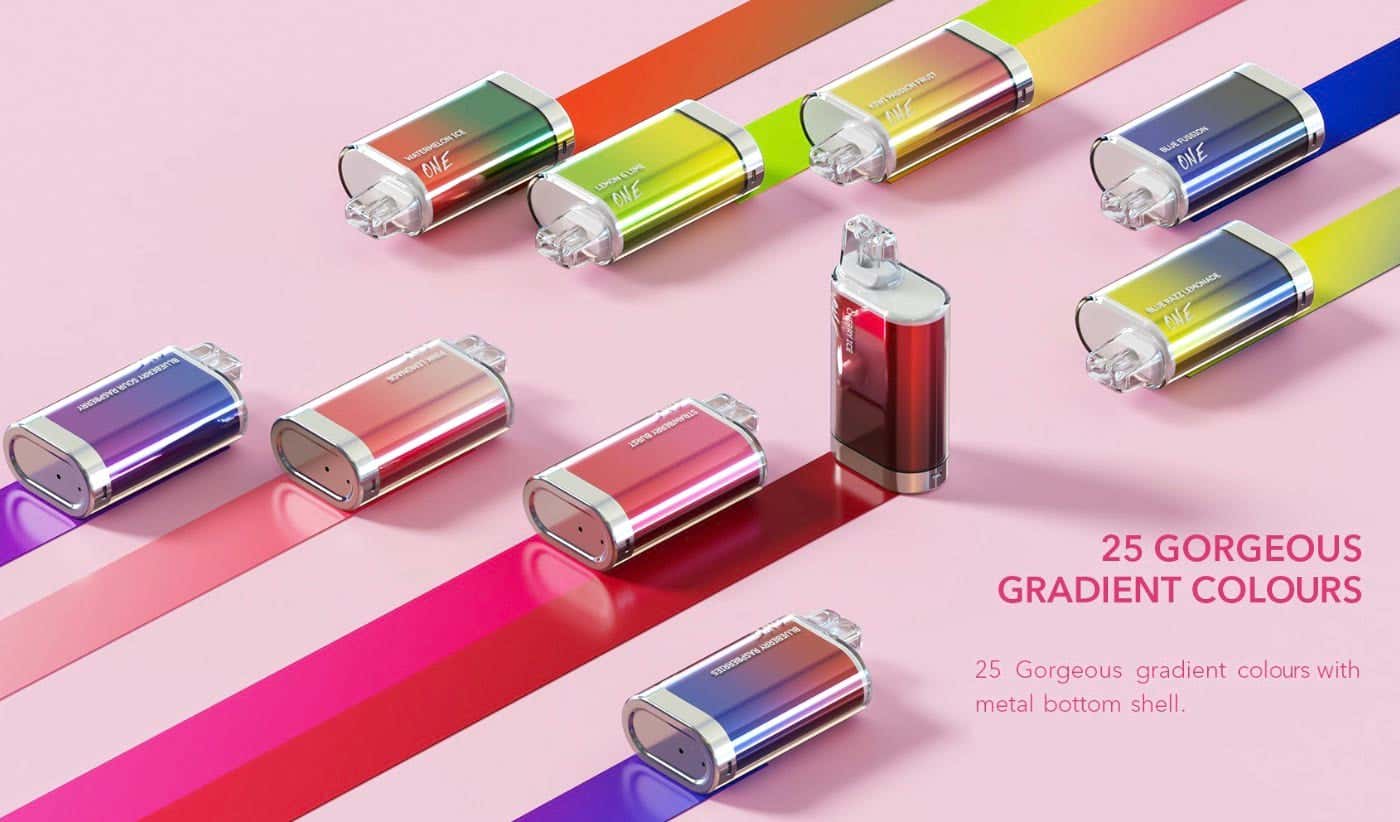 SKE Amare Crystal ONE Disposable Vape Kit - 25 Gorgeous gradient colours