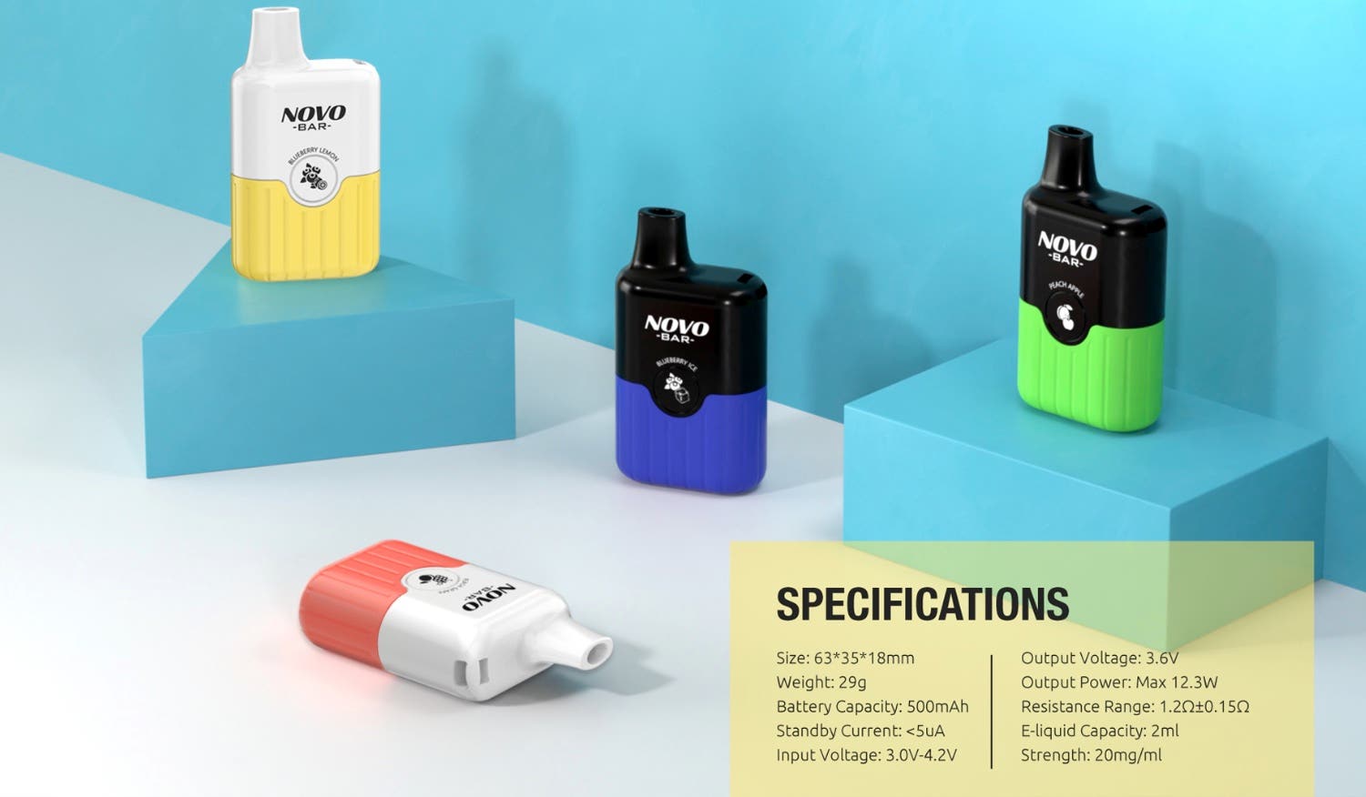 Smok Novo Bar B600 Disposable Vape Kit - Specifications