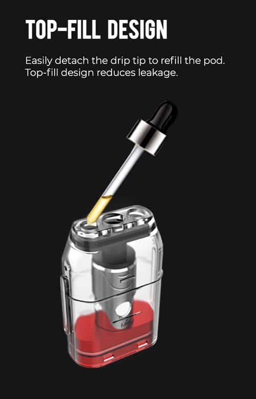Uwell Caliburn and Caliburn KOKO Pods - Top-fill design