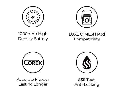 Vaporesso Luxe Q2 SE Pod Vape Kit - Key features