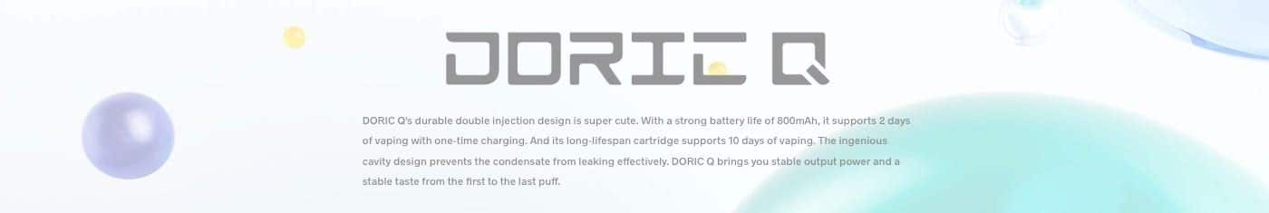 VooPoo Doric Q 18w Vape Kit - Durable, aesthetical