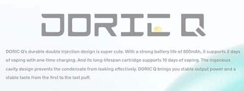 VooPoo Doric Q 18w Vape Kit - Durable, aesthetical