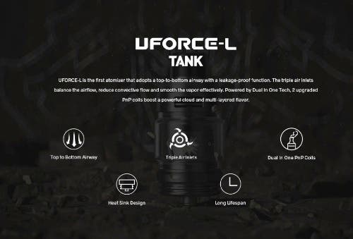 Voopoo UForce-L Tank - Features and highlights