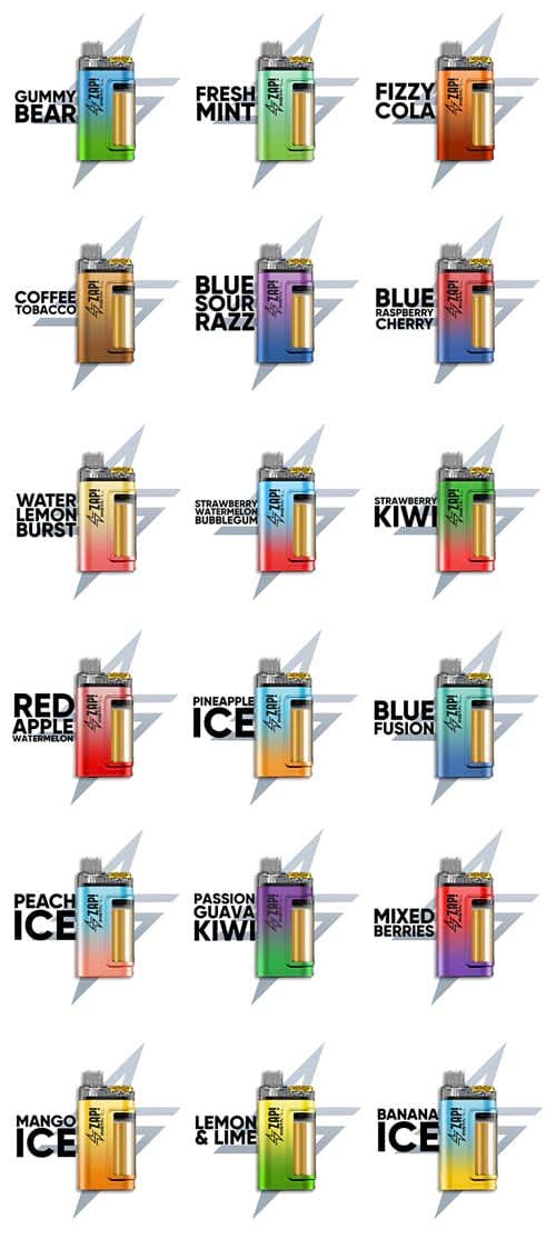 Zap! Instafill 3500 Rechargeable Disposable Vape Kit - 18 Zap! filled flavours!