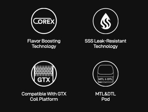 Vaporesso Luxe XR Pods - Features and Highlights