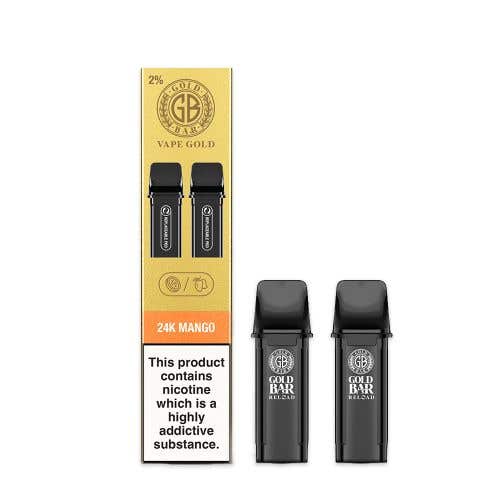Vape Gold's Gold Bar Reload Prefilled Pods - 24K Mango