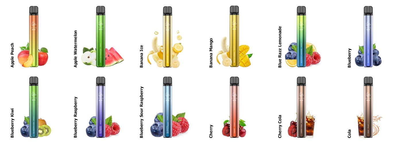 Elf Bar 600 V2 Disposable Vape Kit - Up to 30 amazing flavours!
