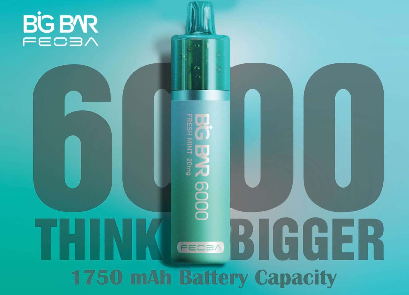 FEOBA Big Bar 6000 Disposable Vape Kit - Bigger is Better, Especially with Battery