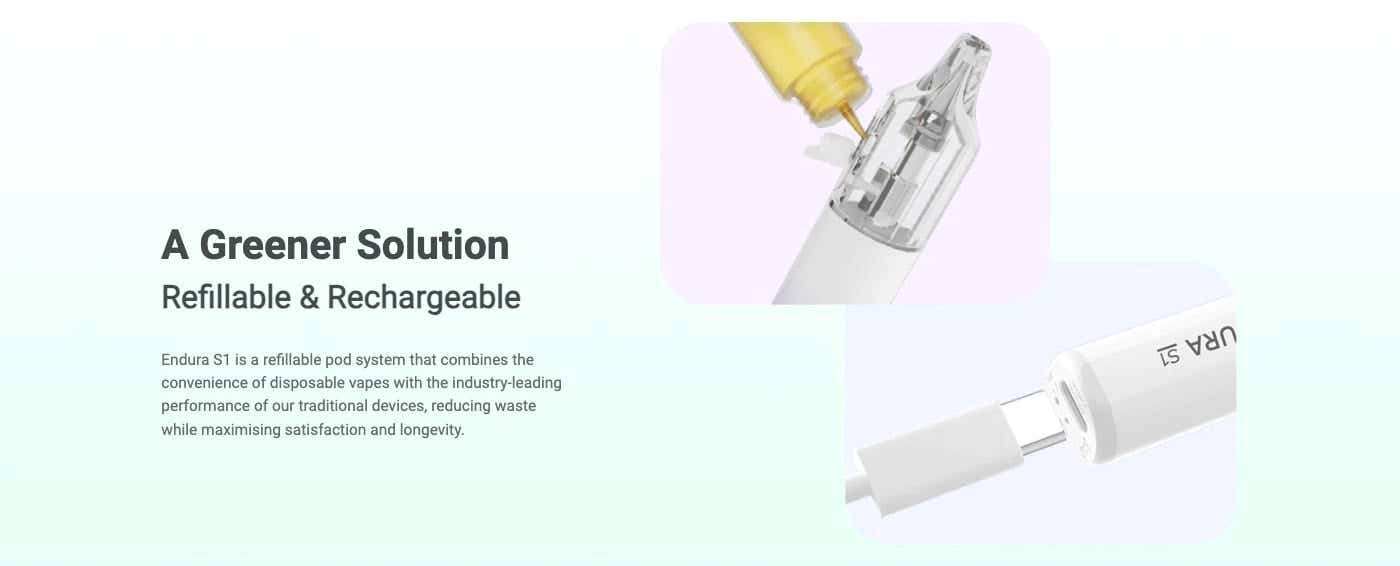 Innokin Endura S1 Disposable Vape Kit - A greener solution