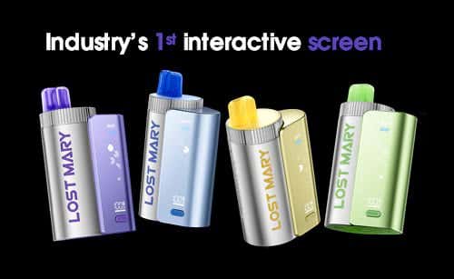 Lost Mary 4-in-1 Prefilled Pod Vape Kit - Industry's First Interactive Screen