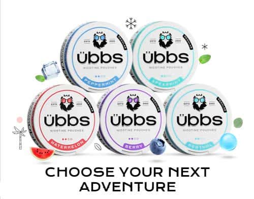 ÜBBS Nicotine Pouches - Flavours in Various Nicotine Strengths