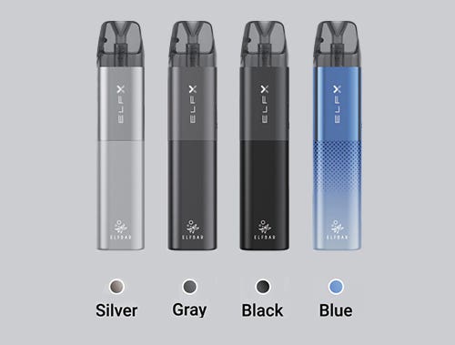 Elf Bar ELFX Pod Kit + Elfliq Nic Salt Combo Kit - 4 simple colours to choose from