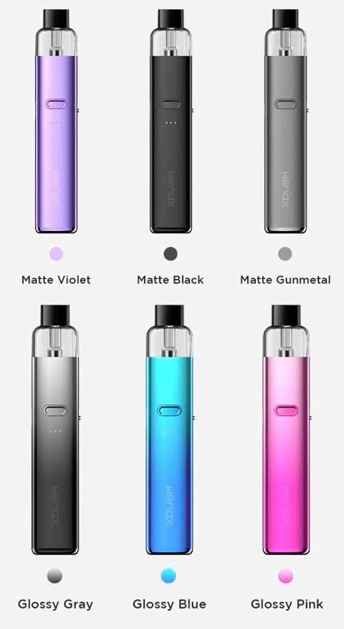 Geekvape Wenax K2 Pod Vape Kit - Choice of 6 amazing colours