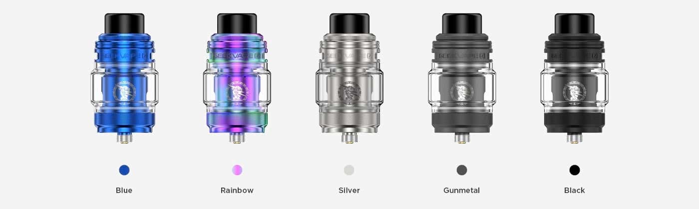 Geekvape Z Fli Tank - 5 Classic Geekvape colours
