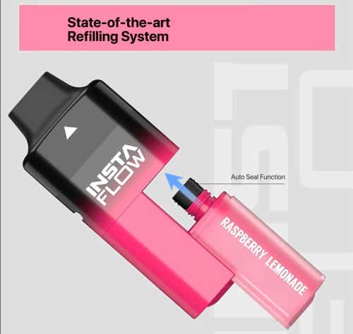 Instafill Instaflow 5000 Refillable Disposable Vape Kit - Cutting-Edge Refilling Capabilities