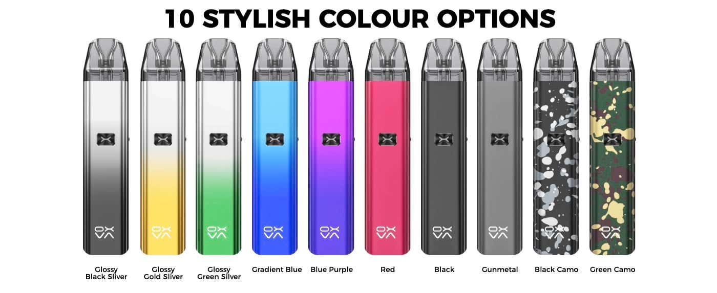 Oxva Xlim C - 10 stylish colour options
