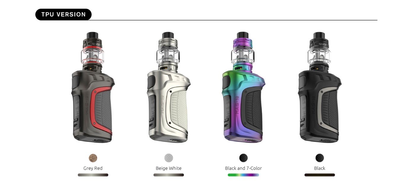 Smok Mag-18 Kit - 9 different colours, including 4 TPU rubber versions