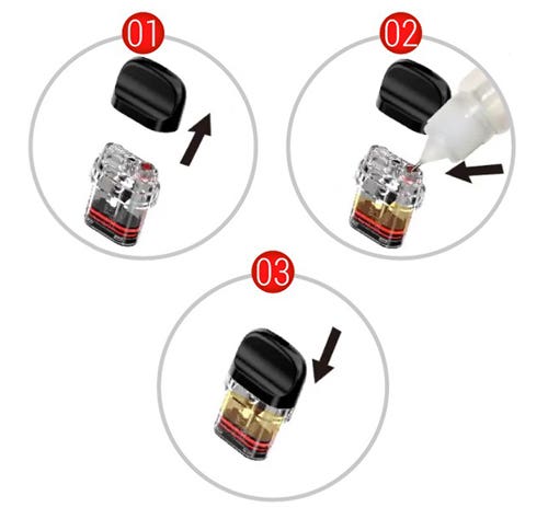 SMOK Novo Replacement Pods - Top-Fill Design Instructions