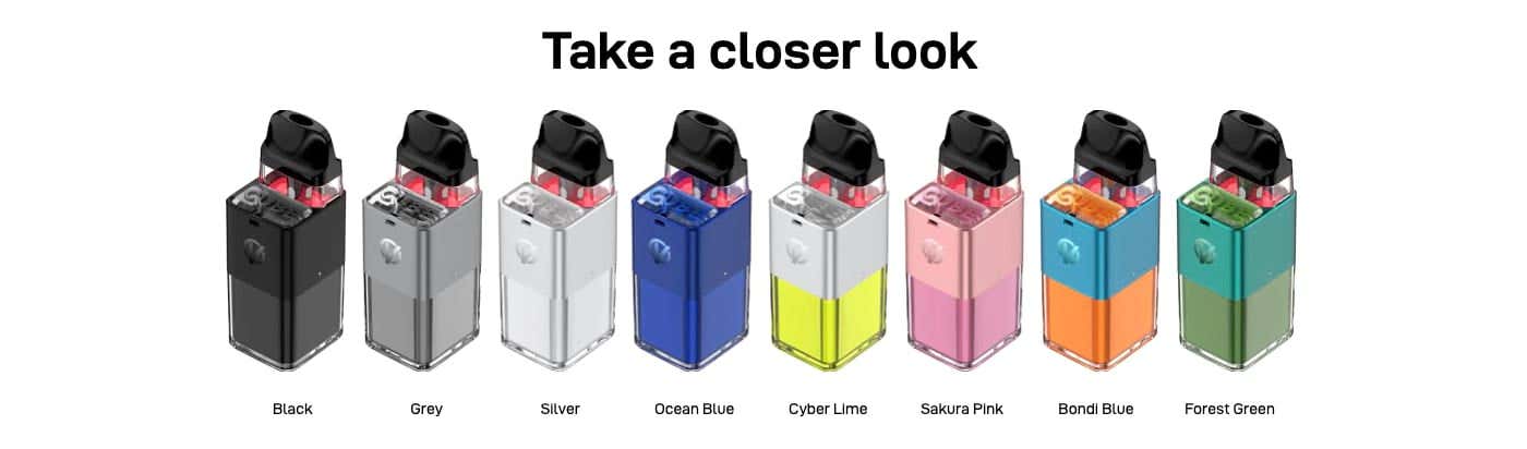 Vaporesso XROS Cube Pod Kit - Take a closer look at all 8 colours
