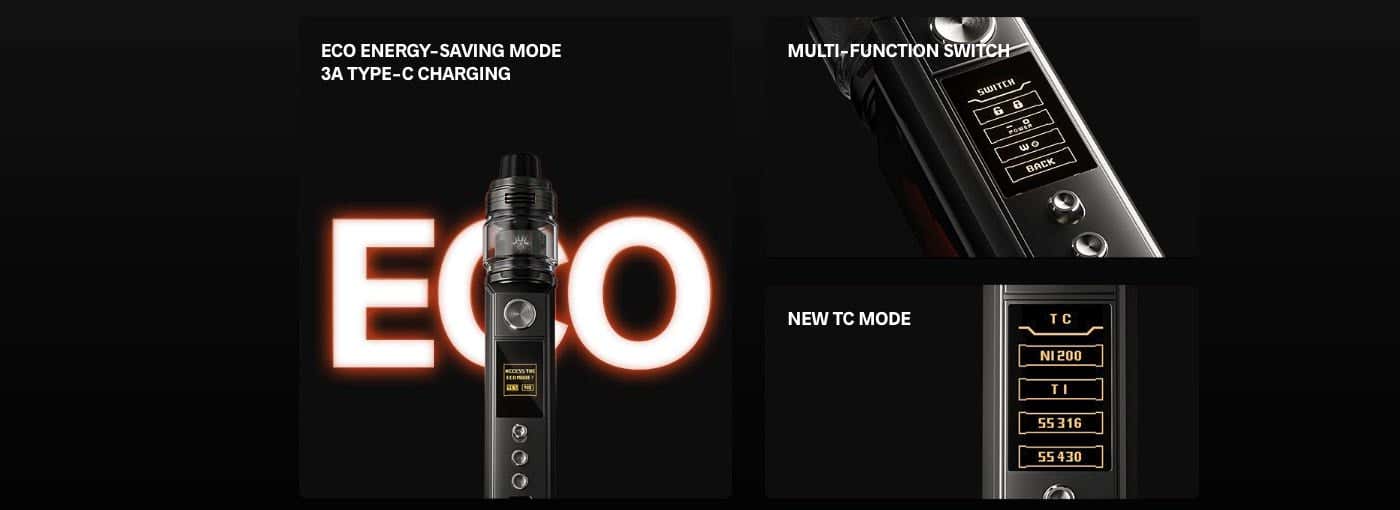 Voopoo Drag 4 Kit - ECO saving mode