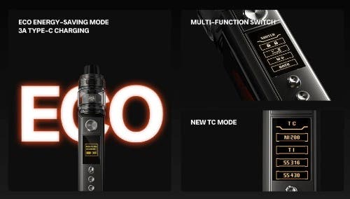 Voopoo Drag 4 Kit - ECO saving mode