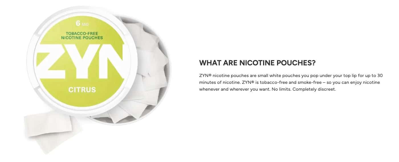 ZYN Nicotine Pouches - What are nicotine pouches made of?