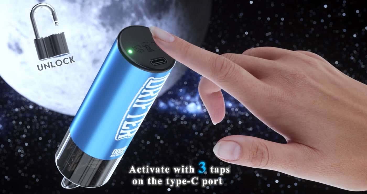 Drifter Bar 6000 Prefilled Pod Vape Kit - Safety Lock/Unlock Features