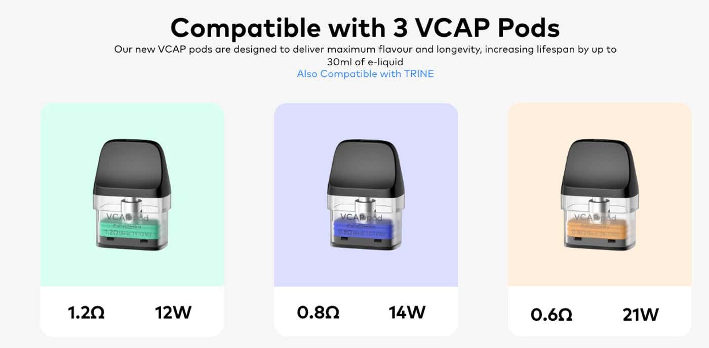Innokin Endura V Pod Vape Kit - Compatible with 3 VCAP Pods